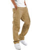 Picture of LYRXXX Men's Casual Cargo Pants Hiking Pants Workout Joggers Sweatpants for Men,Khaki,L