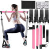 Picture of Bbtops Pilates Bar Kit with Resistance Bands(4 x Bands),3-Section Pilates Bar with Stackable Bands Workout Equipment for Legs,Hip,Waist and Arm (Pink30lbs,40lbs)