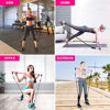 Picture of Bbtops Pilates Bar Kit with Resistance Bands(4 x Bands),3-Section Pilates Bar with Stackable Bands Workout Equipment for Legs,Hip,Waist and Arm (Pink30lbs,40lbs)