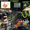 Picture of MOREOK Workout Gloves Padded Weight Lifting Gloves for Men/Women, [3MM Gel] Fingerless Grip Gym Gloves Fitness Gloves Green-S