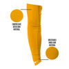 Picture of Nxtrnd Air-TEK Arm Sleeves, Breathable Football Arm Sleeves, Compression Arm Sleeves for Men, Sold as a Pair (Medium, Yellow)