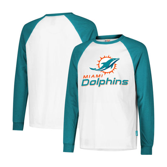 Picture of Ultra Game Men's Standard NFL Official Super Soft Raglan Baseball Long Sleeve T-Shirt, 2024 Edition