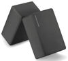 Picture of Fitvids Set of 2 High Density Yoga Blocks, 9"x6"x4" Each, Pair (Black)