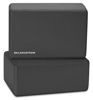 Picture of Fitvids Set of 2 High Density Yoga Blocks, 9"x6"x4" Each, Pair (Black)