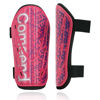 Picture of COMEEND Soccer Shin Guards 1 Pair of Shin Guards with Adjustable Straps for Kids/Youth/Adults Football Shin Pads for Boys and Girls (S,Pink)