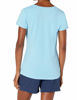 Picture of Amazon Essentials Women's Tech Stretch Short-Sleeve V-Neck T-Shirt (Available in Plus Size), Pack of 2, Neon Pink/Blue, X-Small