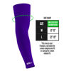 Picture of Nxtrnd Air-TEK Arm Sleeves, Breathable Football Arm Sleeves, Compression Arm Sleeves for Men, Sold as a Pair (Large, Purple)