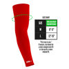 Picture of Nxtrnd Air-TEK Arm Sleeves, Breathable Football Arm Sleeves, Compression Arm Sleeves for Men, Sold as a Pair (Medium, Red)
