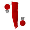 Picture of Nxtrnd Air-TEK Arm Sleeves, Breathable Football Arm Sleeves, Compression Arm Sleeves for Men, Sold as a Pair (Medium, Red)