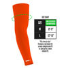 Picture of Nxtrnd Air-TEK Arm Sleeves, Breathable Football Arm Sleeves, Compression Arm Sleeves for Men, Sold as a Pair (Medium, Orange)