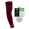 Picture of Nxtrnd Air-TEK Arm Sleeves, Breathable Football Arm Sleeves, Compression Arm Sleeves for Men, Sold as a Pair (Large, Maroon)