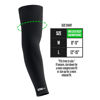 Picture of Nxtrnd Air-TEK Arm Sleeves, Breathable Football Arm Sleeves, Compression Arm Sleeves for Men, Sold as a Pair (Large, Black)