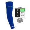 Picture of Nxtrnd Air-TEK Arm Sleeves, Breathable Football Arm Sleeves, Compression Arm Sleeves for Men, Sold as a Pair (Large, Blue)