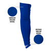 Picture of Nxtrnd Air-TEK Arm Sleeves, Breathable Football Arm Sleeves, Compression Arm Sleeves for Men, Sold as a Pair (Large, Blue)