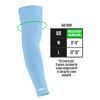 Picture of Nxtrnd Air-TEK Arm Sleeves, Breathable Football Arm Sleeves, Compression Arm Sleeves for Men, Sold as a Pair (Medium, Columbia Blue)