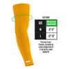 Picture of Nxtrnd Air-TEK Arm Sleeves, Breathable Football Arm Sleeves, Compression Arm Sleeves for Men, Sold as a Pair (Large, Yellow)