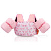 Picture of MoKo Toddler Swim Vest for Kids, Swim Arm Floaties 22-60lbs Cartoon Swimming Water Wings Pool Float Vests Sleeves Shoulder Straps Arm Band for Children Learn to Swim, Pink & Whale