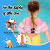 Picture of MoKo Toddler Swim Vest for Kids, Swim Arm Floaties 22-60lbs Cartoon Swimming Water Wings Pool Float Vests Sleeves Shoulder Straps Arm Band for Children Learn to Swim, Pink & Whale