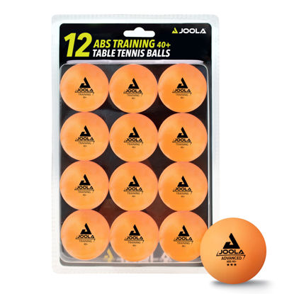 Picture of JOOLA Training 3 Star Table Tennis Balls 12, 60, or 120 Pack - 40+mm Regulation Bulk Ping Pong Balls for Competition and Recreational Play - Fun as a Cat Toy - Indoor and Outdoor Compatible