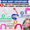 Picture of Oral Mart USA Flag Strapped Youth Mouth Guard for Kids - American Flag Sports Mouthguard with Connected Strap for Ice Hockey, Football, Lacrosse, Taekwondo