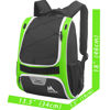 Picture of Hsmihair Baseball Bag - Baseball Backpack Holder for Baseball, Large Main Compartment,T-Ball & Softball Equipment & Gear for Youth and Adults,Holds Bats, Helmet, Gloves (Green)