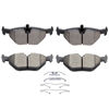 Picture of SCITOO D763 Rear Ceramic Brake Pads Sets Fit For BMW 318i 318is 318ti 320i 323Ci 323i 323is 325Ci 325i 325is 325xi 328Ci 328i 328is Z3 Z4,For Rolls-Royce Park Ward,For Saab 9-5