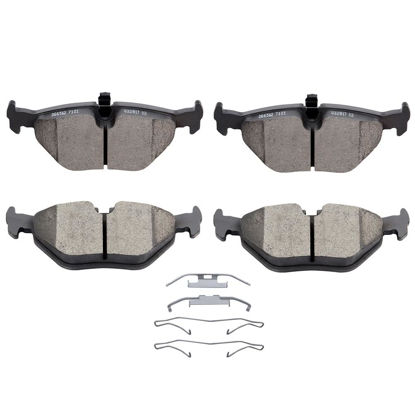 Picture of SCITOO D763 Rear Ceramic Brake Pads Sets Fit For BMW 318i 318is 318ti 320i 323Ci 323i 323is 325Ci 325i 325is 325xi 328Ci 328i 328is Z3 Z4,For Rolls-Royce Park Ward,For Saab 9-5