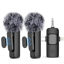 Picture of NICHOM 3 in 1 Wireless Lavalier Microphone for iPhone/iPad/Android/PC/Camera,Mini Microphone with Noise Reduction, Mini Microphone for Video Vlog,Interviews,Live Streaming(Lightning/USB C/3.5mm Jack)