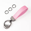 Picture of Turcee Leather Car Keychain,Creative Personality Leather Car Key Fob,Car Accessories Universal Key Fob Keychain for Men and Women (Pink)