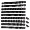 Picture of ALOANES 9 PC ABS Socket Organizer, 1/2 inch, 3/8 inch and 1/4 inch Drive Socket Rail Holders, Heavy Duty Socket Racks, Black Rails with Black Clips