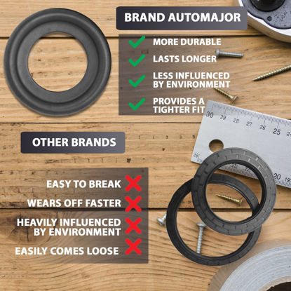 Picture of 15pcs Oil Drain Plug Crush Rubber Washer Gasket Seal - 12mm Replacement for Ford/Lincoln/Mercury - OEM F5TZ-6734-BA Fits for Ford/Lincoln 2001-2024 by AUTOMAJOR