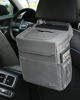 Picture of SIBOFUEGO Car Trash Can Cute - Car Accessory for Garbage and Storage, Adjustable and Collapsible Car Garbage Can, Waterproof and 100% Leak-Proof Car Trash Bin with Lid, 2 Gallons (Leopard-Print Gray)