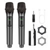 Picture of talomen Wireless Microphone,Professional Dual Handheld Cordless Dynamic Mic System with Rechargeable Receiver(160 Ft),Karaoke Microphone Set for Singing,Karaoke,Wedding,DJ,Party,Speech,Church,K60-2