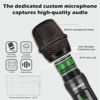 Picture of talomen Wireless Microphone,Professional Dual Handheld Cordless Dynamic Mic System with Rechargeable Receiver(160 Ft),Karaoke Microphone Set for Singing,Karaoke,Wedding,DJ,Party,Speech,Church,K60-2