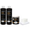 Picture of Furniture Clinic Leather Complete Restoration Kit | with Leather Recoloring Balm, Cleaner, 2-in-1 Protection Cream & Conditioner, Sponge, and Cloth | Repair Kit for Furniture (Light Grey)