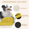 Picture of Comfort Expression Orthopedic XL Dog Beds, Waterproof Extra Large Dog Bed with Bolster, Washable Dog Bed Sofa with Removable Cover & Non-Slip Bottom(X-Large,Spicy Mustard)