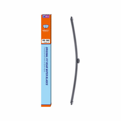 Picture of WOWIPER 15 inch Rear Wiper Blade Replacement for Audi Q5 2022-2018 Q7 2021-2017 A4 2019-2011/Volkswagen Touareg 2014-2011/Land Rover Range Rover Sport 22-16 Rear Windshield Wiper Blade (A360H)