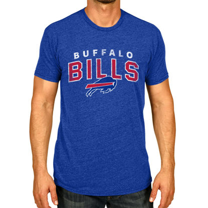 Picture of Team Fan Apparel NFL Starting Fresh Short Sleeve Heather T-Shirt - Adult Sports Gear for Men and Women (Buffalo Bills - Royal, Adult XX-Large)