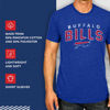 Picture of Team Fan Apparel NFL Starting Fresh Short Sleeve Heather T-Shirt - Adult Sports Gear for Men and Women (Buffalo Bills - Royal, Adult XX-Large)