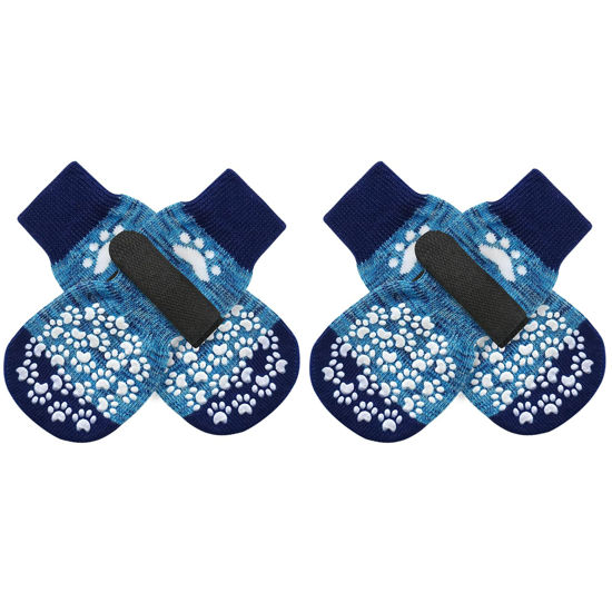 Picture of EXPAWLORER Anti Slip Dog Socks to Prevent Licking Paws, Dog Shoes for Hot Pavement, Dog Booties for Small Medium Large Senior Dogs, Traction Control Dog Boots & Paw Protectors for Hardwood Floors