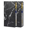 Picture of TILDOSAC 2Pack Leather Car Registration and Insurance Card Holder, Car Document Holder for Cards License with Magnetic Shut (Marble Black)