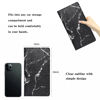 Picture of TILDOSAC 2Pack Leather Car Registration and Insurance Card Holder, Car Document Holder for Cards License with Magnetic Shut (Marble Black)