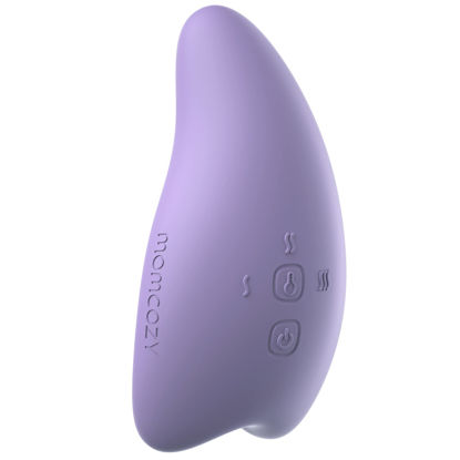 Picture of Momcozy Warming Lactation Massager 2-in-1, Soft Breast Massager for Breastfeeding, Heat + Vibration Adjustable for Clogged Ducts, Improve Milk Flow, Lilac