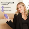 Picture of Momcozy Warming Lactation Massager 2-in-1, Soft Breast Massager for Breastfeeding, Heat + Vibration Adjustable for Clogged Ducts, Improve Milk Flow, Lilac