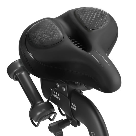 Picture of Oversized Bike Seat for Peloton Bike & Bike+, Comfort Seat Cushion Compatible with Peloton, Road or Exercise Bikes, Bicycle Wide Saddle Replacement for Men & Women, Accessories for Peloton