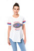 Picture of Ultra Game NFL Buffalo Bills Womenss Soft Mesh Jersey Varsity Tee Shirt, White, X-Large