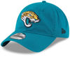 Picture of New Era NFL Core Classic 9TWENTY Team Color Adjustable Hat Cap One Size Fits All - Jacksonville Jaguars Teal