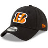Picture of New Era NFL Core Classic 9TWENTY Team Color Adjustable Hat Cap One Size Fits All (US, Alpha, One Size, Cincinnati Bengals Black, Cincinnati Bengals)