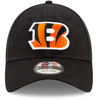 Picture of New Era NFL Core Classic 9TWENTY Team Color Adjustable Hat Cap One Size Fits All (US, Alpha, One Size, Cincinnati Bengals Black, Cincinnati Bengals)