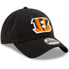 Picture of New Era NFL Core Classic 9TWENTY Team Color Adjustable Hat Cap One Size Fits All (US, Alpha, One Size, Cincinnati Bengals Black, Cincinnati Bengals)